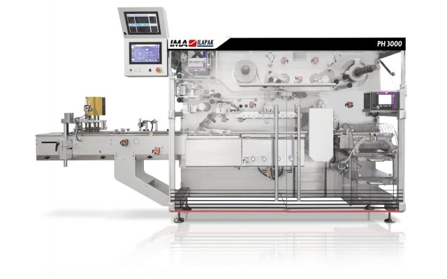 Ima Ilapak PH 3000 horizontal high speed flow wrap packaging machine for pharma and pharmaceutical products