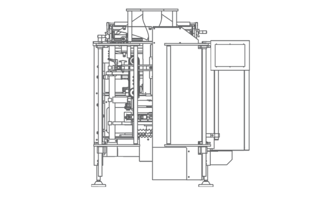 IMA Ilapak Vegatronic 6400 vertical bagger flexible packaging machine
